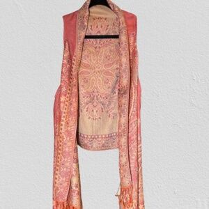 Flowy boho pashmina vest